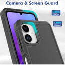 Samsung Galaxy A06 4G Dual Layer Armor Hard Case – Black 5