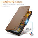 Samsung Galaxy A07 CaseMe Retro Wallet Case [Brown] 10