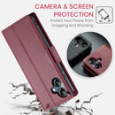 Samsung Galaxy A07 CaseMe Retro Wallet Case [Maroon] 5