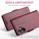 Samsung Galaxy A07 CaseMe Retro Wallet Case [Maroon] 2