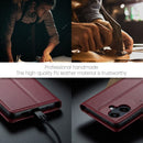 Samsung Galaxy A07 CaseMe Retro Wallet Case [Maroon] 7