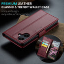 Samsung Galaxy A07 CaseMe Retro Wallet Case [Maroon] 6