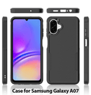 Samsung Galaxy A07 Dual Layer Armor Hard Case – Black