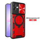 Samsung Galaxy A07 Ring Kickstand Case w/ Camera Cover