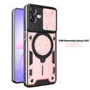 Samsung Galaxy A07 Ring Kickstand Case w/ Camera Cover