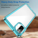 Samsung Galaxy A07 Soft TPU Bumper Case [Clear Blue] 2