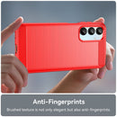 Samsung Galaxy A16 5G Carbon Fibre Brushed Case (Red) 4