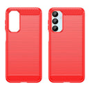 Samsung Galaxy A16 5G Carbon Fibre Brushed Case (Red) 7