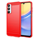Samsung Galaxy A16 5G Carbon Fibre Brushed Case (Red) 1