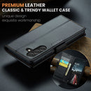 Samsung Galaxy A17 5G CaseMe Retro Wallet Case [Black] 6