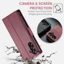 Samsung Galaxy A17 5G CaseMe Retro Wallet Case [Maroon] 5