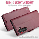 Samsung Galaxy A17 5G CaseMe Retro Wallet Case [Maroon] 2