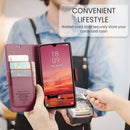 Samsung Galaxy A26 5G CaseMe Retro Wallet Case [Maroon] 4