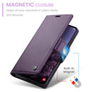 Samsung Galaxy A26 5G CaseMe Retro Wallet Case [Purple] 10