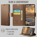 Samsung Galaxy A27 5G CaseMe Retro Wallet Case [Brown] 2