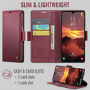 Samsung Galaxy A27 5G CaseMe Retro Wallet Case [Maroon] 2