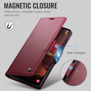 Samsung Galaxy A27 5G CaseMe Retro Wallet Case [Maroon] 8