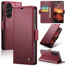 Samsung Galaxy A27 5G CaseMe Retro Wallet Case [Maroon] 1