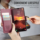 Samsung Galaxy A27 5G CaseMe Retro Wallet Case [Maroon] 4