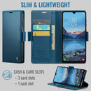 Samsung Galaxy A27 5G CaseMe Retro Wallet Case [Navy] 2