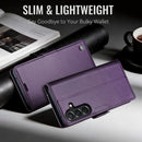 Samsung Galaxy A27 5G CaseMe Retro Wallet Case [Purple] 3