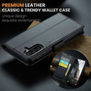 Samsung Galaxy A36 5G CaseMe Retro Wallet Case [Black] 6