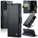 Samsung Galaxy A37 5G CaseMe Retro Wallet Case [Black] 1