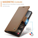 Samsung Galaxy A37 5G CaseMe Retro Wallet Case [Brown] 10
