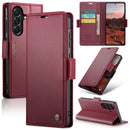 Samsung Galaxy A37 5G CaseMe Retro Wallet Case [Maroon] 1