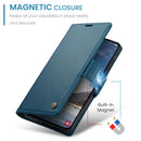 Samsung Galaxy A37 5G CaseMe Retro Wallet Case [Navy] 10