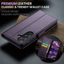 Samsung Galaxy A37 5G CaseMe Retro Wallet Case [Purple] 6