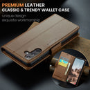 Samsung Galaxy A55 Retro PU Leather Wallet Case 6