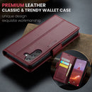 Samsung Galaxy A55 Retro PU Leather Wallet Case 6