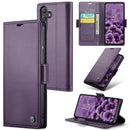 Samsung Galaxy A55 Retro PU Leather Wallet Case 1