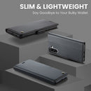 Samsung Galaxy A56 5G CaseMe Retro Wallet Case [Black] 8