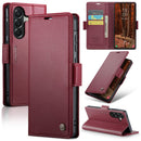 Samsung Galaxy A56 5G CaseMe Retro Wallet Case [Maroon] 1
