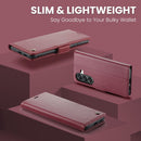 Samsung Galaxy A56 5G CaseMe Retro Wallet Case [Maroon] 8