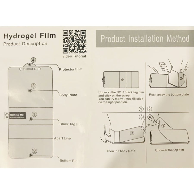 Samsung Galaxy Note 9 Hydrogel Film Screen Protectors (Pack