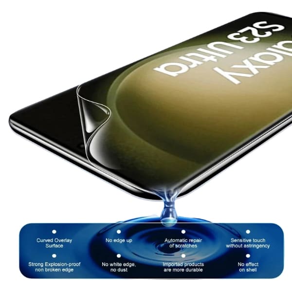 Samsung Galaxy S23 FE Hydrogel Film Screen Protectors (Pack