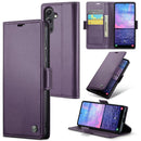 Samsung Galaxy S23 FE Retro PU Leather Wallet Case 1