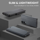 Samsung Galaxy S25 Edge CaseMe Retro Wallet Case [Black] 8
