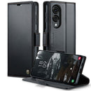 Samsung Galaxy S25 Edge CaseMe Retro Wallet Case [Black] 1