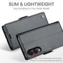 Samsung Galaxy S25 Edge CaseMe Retro Wallet Case [Black] 2
