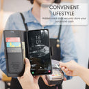 Samsung Galaxy S25 Edge CaseMe Retro Wallet Case [Black] 4