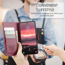 Samsung Galaxy S25 Edge CaseMe Retro Wallet Case [Maroon] 4