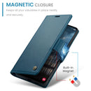 Samsung Galaxy S25 Edge CaseMe Retro Wallet Case [Navy] 10