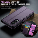 Samsung Galaxy S25 Edge CaseMe Retro Wallet Case [Purple] 6