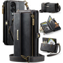 Samsung Galaxy S25 Edge Crossbody Case with Strap Card
