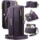 Samsung Galaxy S25 Edge Crossbody Case with Strap Card