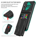 Samsung Galaxy S25 Edge Kickstand Card Case [Teal] 2